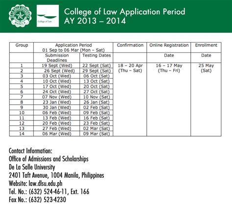 dlsu college application.